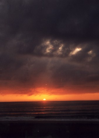 Sonnenuntergang bei Meile 108